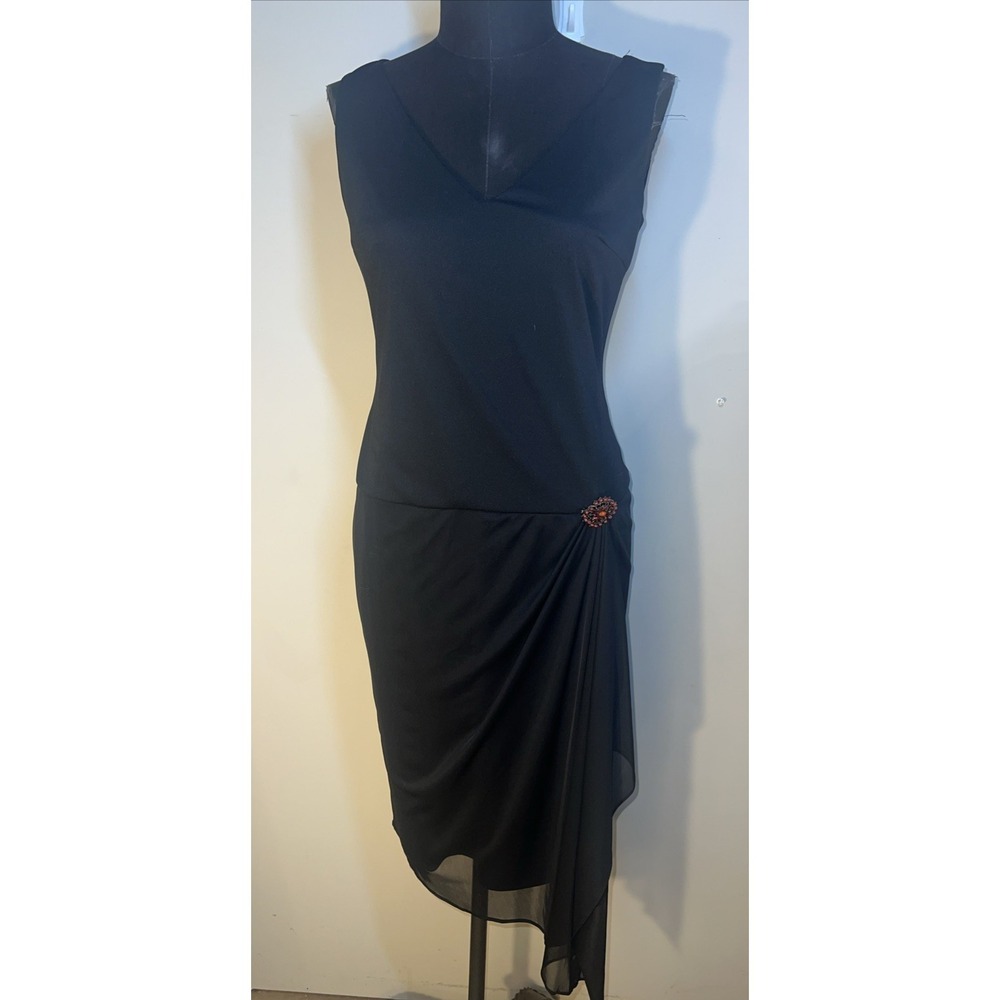 NWT Coldwater Creek Classic Elegant Semi Formal‎ Dress with Waterfall Skirt